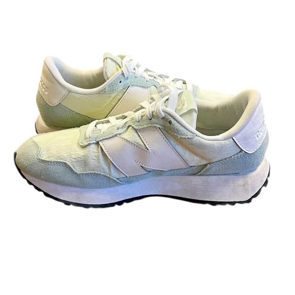 NEW BALANCE‎ 237 Light Green Sneaker Shoes Sz 9.5 Retro WS237HTG - Picture 4 of 10